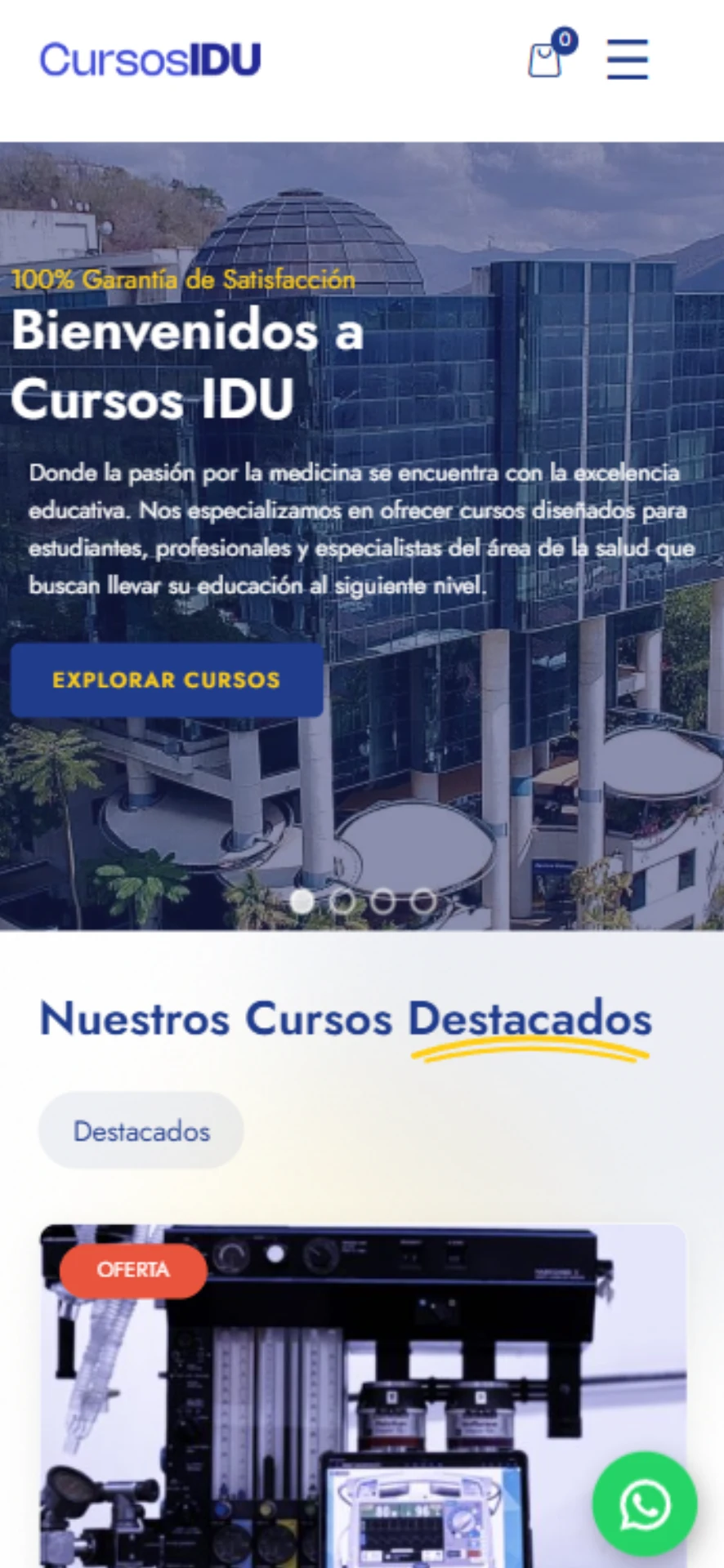 Cursos IDU